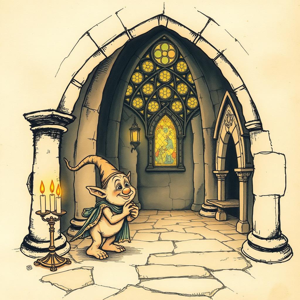 Sacred Sites drawer illustration